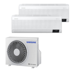 Samsung Multi Split Dual Zone 24000 Btu/hr (9+18) Inverter Air Conditioner